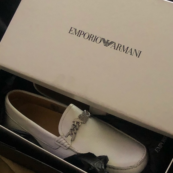 Emporio Armani slip ons sz 10